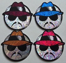 4 VTG 1997 Lowrider Magazine Face Logo Vending Machine Stickers Park Ave Publish picture