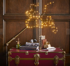 Pottery Barn Teen Harry Potter Enchanted Lit Wand Wall Decor w/ 96 Lights picture