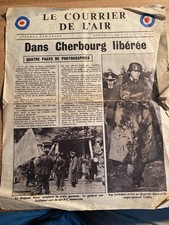 Le Courrier De L'Air. WWII Allied French air dropped newsletter.  Original picture