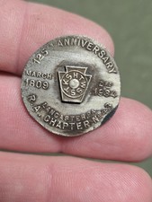 Masonic Token Coin 125 Anniversary Lancaster PA 1809 1934 Chapter No 43 Mason picture