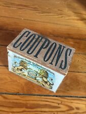 Vintage George Nathan 19XX? Marked Wood Box w Washburn Crosby Gold Medal Flour A picture