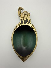 VTG R.D.M. Israel Art Brass Collectible Trinket Dish Jewelry Dish w/Camel picture
