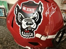 Mario Williams Signed Full Size Replica Helmet NC State (GT Authentics) picture