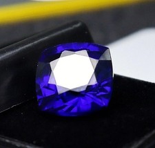 Flawless CERTIFIED 10 Ct Natural Ceylon Sapphire Cushion Cut Blue Loose Gemstone picture