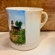 Vintage Miniature Point Prim Digby NS Souvenir Shaving Mug Made in Germany picture