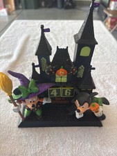 Retired Disney, Mickey and Minnie Halloween countdown calendar picture