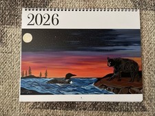 Sam Zimmerman 2026 Calendar/ Ojibwe Minnesota Artist picture