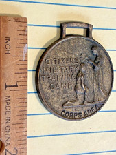 1925 CITIZENS MILITARY TRAINING CAMP (CMTC) MEDAL OR FOB - CORPS AREA picture