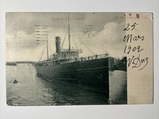 1902 M and M.T. Co. Steamship on the WATER RPPC Real Photo Postcard BALTIMORE MD picture