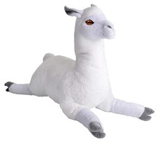 Wild Republic Ecokins Jumbo Llama Stuffed Animal - 30
