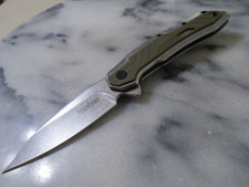 Kershaw Salvage Assisted Open Pocket Knife 8Cr13MoV 1369 OD GFN Folder 6 3/4