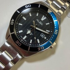 ALBA Wristwatch Quartz Stainless Steel Mens picture