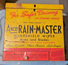 Vintage Anco Rainmaster Windshield Wiper Display Empty Display Only picture
