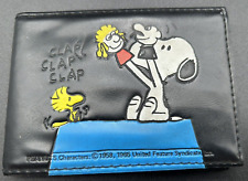 Vintage 1965 United Features Peanuts / Snoopy & Woodstock PVC Folding Wallet picture