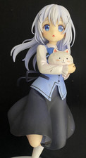 Plum Is the Order a Rabbit? CHINO Cafe Style 1/7 Scale PVC Figure No Box picture