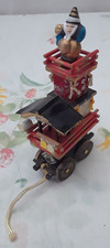 Vintage Japanese Miniature Gion Festival Float Dashi Hoko Cart Folk Toy Ornament picture