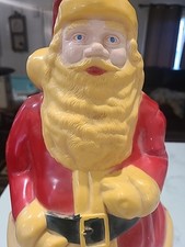 VItg  60s Santa Claus Light Up Blow Mold 17