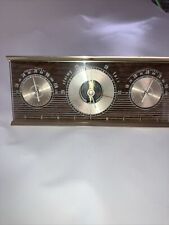 Vintage MCM Honeywell Desk Weather Station Barometer Thermometer Hygrometer picture