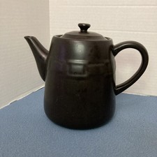 Longaberger Flameware Woven Traditions Chocolate Tea (Coffee/Water) Kettle w/Lid picture