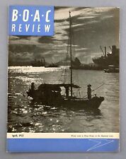 BOAC REVIEW STAFF MAGAZINE APRIL 1952 B.O.A.C. - ADEN AIRWAYS - HONG KONG COVER  picture
