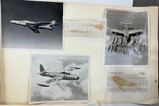 Vintage Cold War REPUBLIC AVIATION Jet Press Release Photographs RARE picture