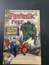 Fantastic Four #58 (Marvel Comics January 1967) Doom Lee Kirby Low Grade picture