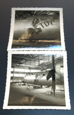 Miss TDY WW 11 ( World War Two ) 2 Photos B29 Bomber Airplane Snap Shots picture