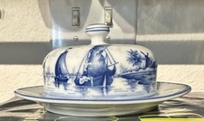 Galluba & Hoffmann Delft Lidded Cheese Or Butter Dish picture