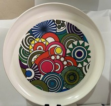 Vintage 1969 Deka Plastics Tot' Em Tray No.140 Pop Art Shapes 12.75