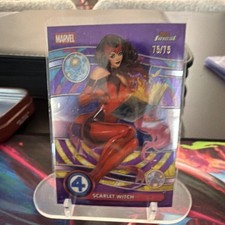 Topps 2019 Marvel Negative Zone Scarlet Witch NZ-077 Uncommon 75/75 - bookend picture
