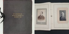 1903 antique PHOTOS LETTERS ogdensburg ny MEMORIAM ELISA HALL BRIDGES MD tribute picture