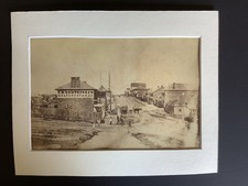 Rare c1859 Brisbane Queen Street Original Albumen Photo Southerden Store QLD picture