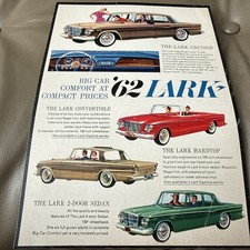1962 Studebaker Lark Vehicle Brochure Excellent Original 62 Lark Catalog picture