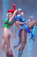 🔥 STREET FIGHTER CAMMY VS CHUN-LI 1 TIAGO DA SILVA 616 Variant B LTD 500 picture