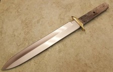 Large 14 3/4 In. Camp Knife Making Fixed Blade Blank DIY Stainless Steel Blade picture