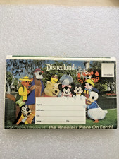 DISNEYLAND~26 PHOTO POSTCARDS FOLDER~VINTAGE 1960's picture