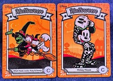 Kakawow Disney Happy Halloween 2-Card Lot Mickey Mouse HL-D-BWE-25/30 picture