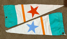 1984 LA Olympics Street Banner Flags Deborah Sussman Design Star Vinyl Groommet picture
