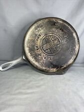Vintage Griswold No 7 Chrome Nickel Plated 701 Cast Iron Skillet Frying Pan picture