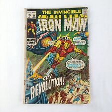 The Invincible Iron Man #29 1st Overseer Appearance Low Grade 1970 Marvel Comics picture