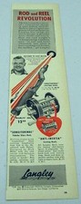 1951 Print Ad Langley Streamlite Fishing Reels & Rods San Diego,CA picture