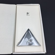SCS Swarovski Crystal, Faceted, Diamond Shaped W/ Original Box picture