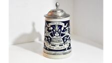Vintage Erbo zinn  blue Beer Stein 5 ¾ inches picture