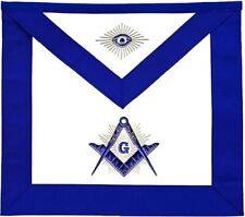 Masonic Master Mason Blue Lodge Apron with Radiant G-Lambskin picture
