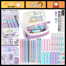 Aesthetic Mechanical Pencil Set 36PCS with 624 Lead Refills - Cute School Suppli picture