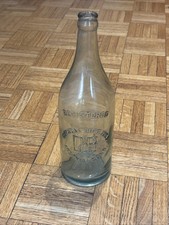 Antique D & B CRYSTAL BOTT. WKS. Ansonia, CT Embossed 28 oz Glass Soda Bottle picture