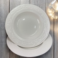 Mikasa American Countryside 9.25”Across Round Dish Bowl Set 2 New With Sticker picture