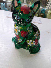 Fenton hand painted cat ~ P. Hayhurst  picture