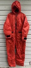 VTG 1978 US Navy Submarine Deck Exposure Coverall Jumpsuit XL Flight Suit 1970s picture