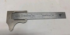 Vintage General Tools No 729 Slide Caliper Radio Distributing Co Harrisburg PA picture
